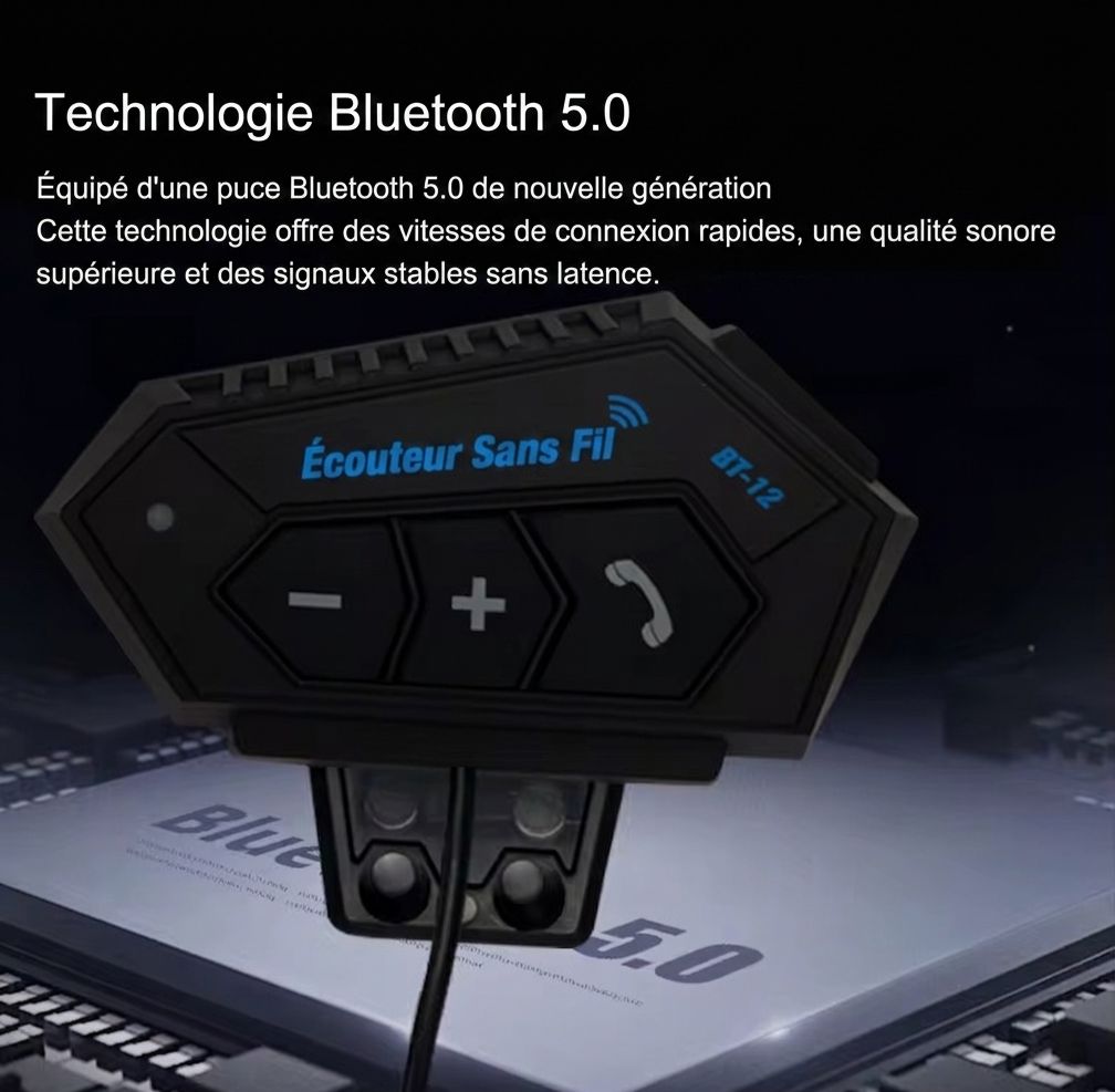 MotoCom Pro X – Intercom Bluetooth pour Casque Moto