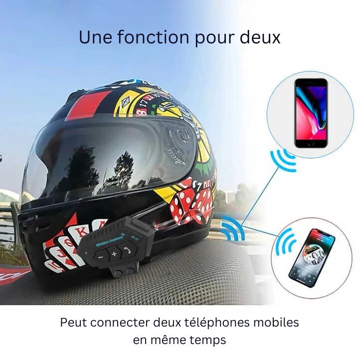 MotoCom Pro X – Intercom Bluetooth pour Casque Moto